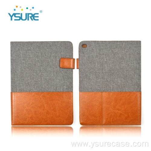 New Leather Color Block Dustproof Tablet Case